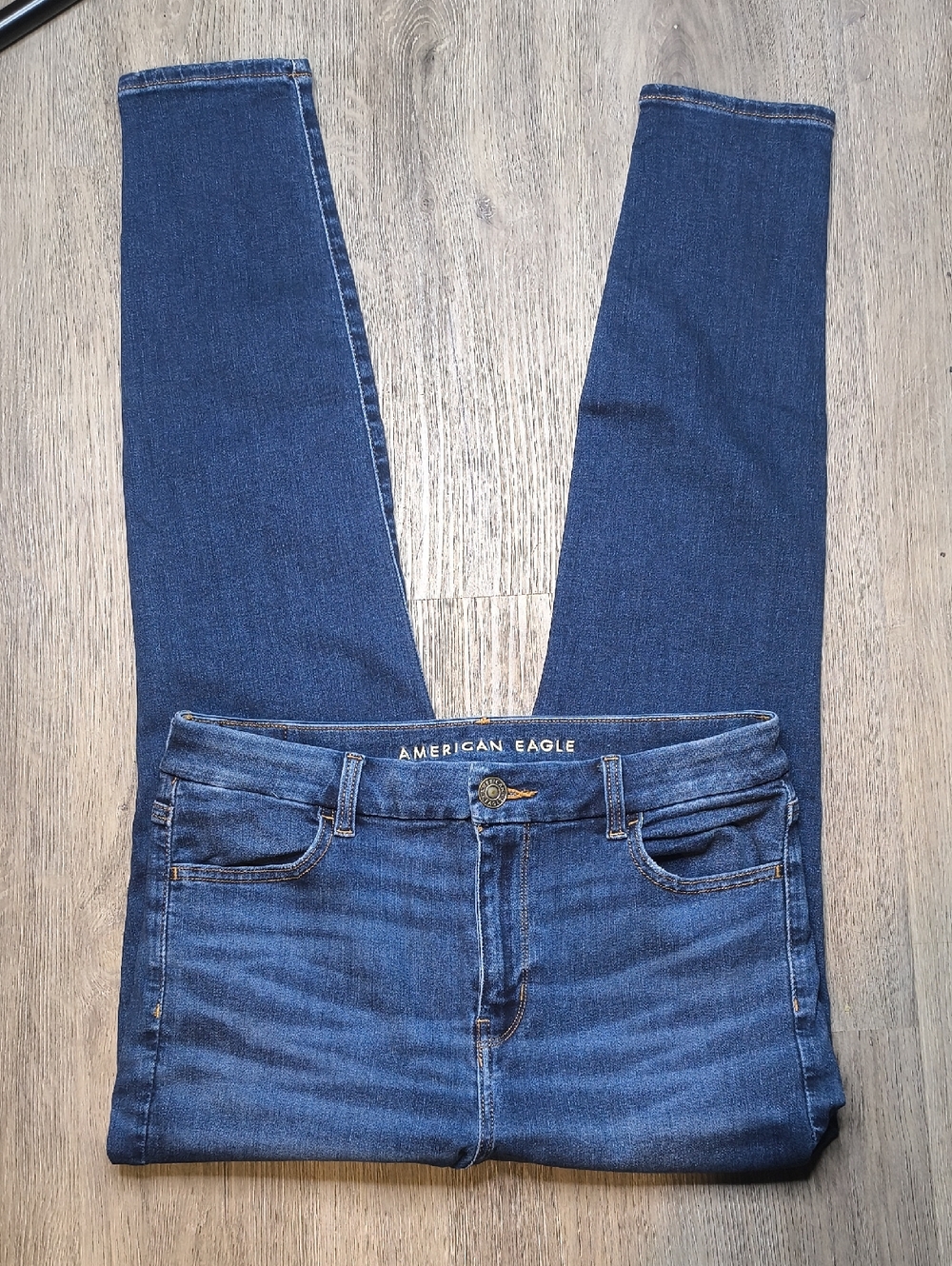 Curvy Jegging w/29" Inseam High Rise 🦅 American Eagle Size 10 sac700 - Picture 2 of 6